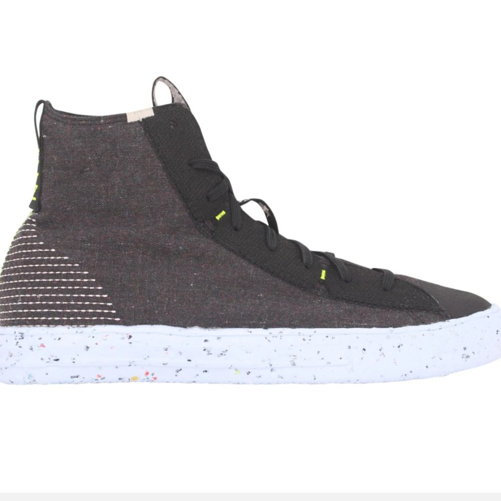 Converse Ctas Crater Hi Black/Chambray Blue/Black Women's Size 8 Men's Size 6